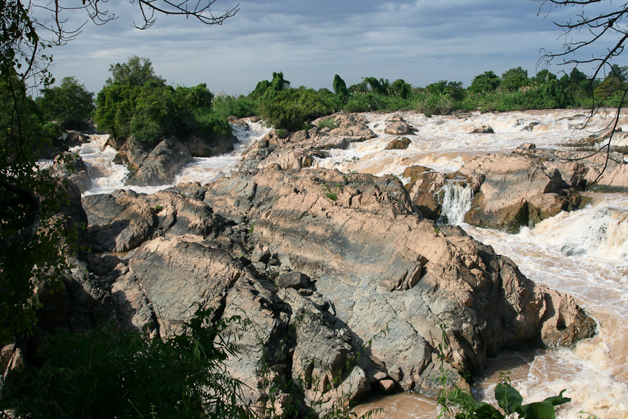 peřeje na Mekongu, ostrov Don Khon na Mekongu, Laos